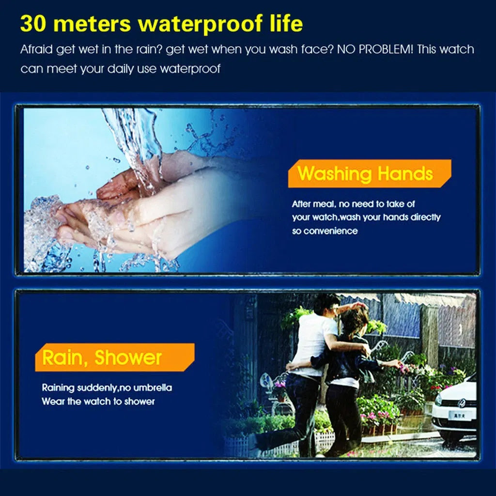 Waterproof Digital Sports Watch – Military Tactical LED Wristwatch for Men