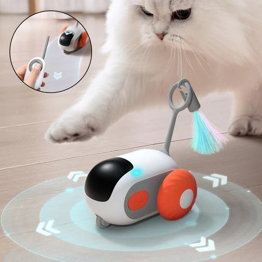 Crazy-Joy Remote Control Cat Toy Car – Interactive Electric Cat Toy