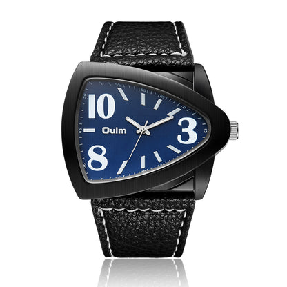 Men's Casual Triangle Belt Quartz Watch – Stylish Analog Wristwatch