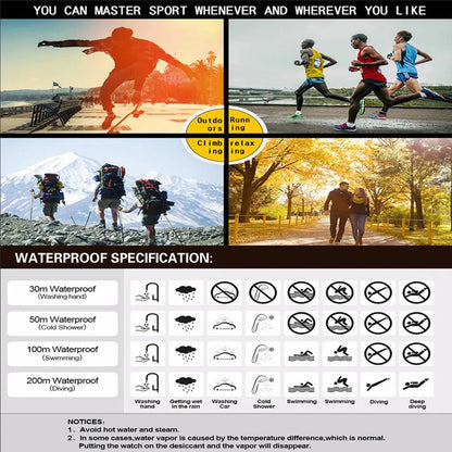 Waterproof Digital Sports Watch – Military Tactical LED Wristwatch for Men