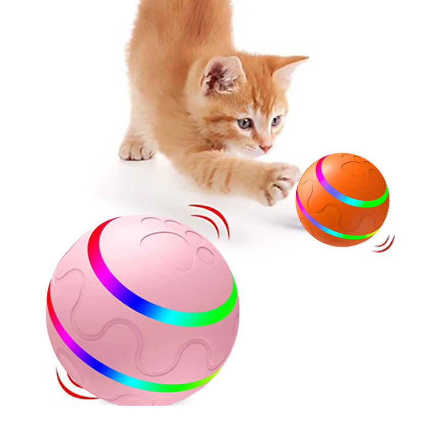 Cat Wicked Ball Toy – Self-Rotating Intelligent USB Cat Toy