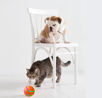 Cat Wicked Ball Toy – Self-Rotating Intelligent USB Cat Toy