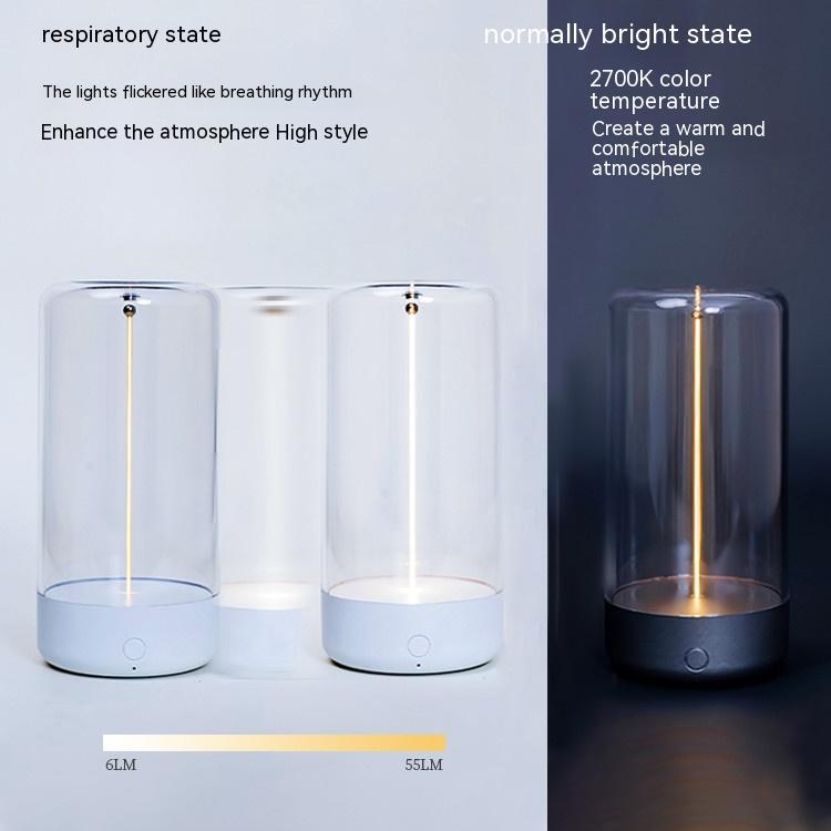 LED Camping Night Light – Type-C Rechargeable Portable Ambient Lamp