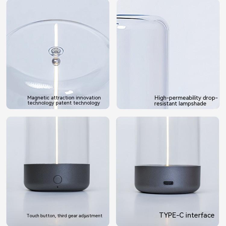 LED Camping Night Light – Type-C Rechargeable Portable Ambient Lamp