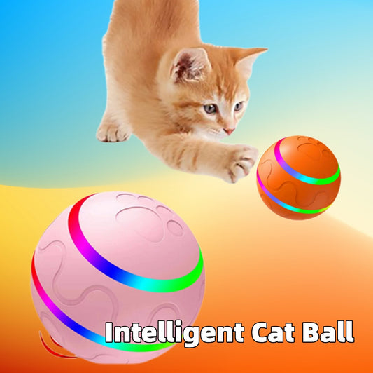 Cat Wicked Ball Toy – Self-Rotating Intelligent USB Cat Toy